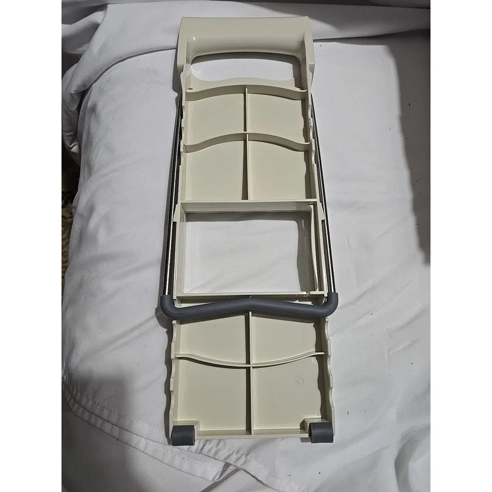 Pampered Chef 1087 Mandoline Food Slicer - Beige Used In Box